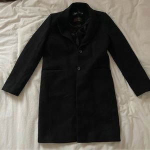 ZARA - MANTECO black jacket/blazer perfect for fall 🍂🤎